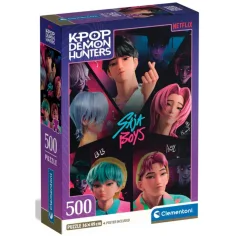 K-pop lovci démonov Saja Boys 500-dielne puzzle - Clementoni