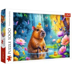 Kapibara vo vode, puzzle 1000 dielov - Trefl