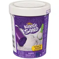 Kinetic Sand: Zmrzlinová krabička s bielou pieskovou hmotou - Spin Master