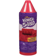 Kinetic Sand: stláčaj a otáčaj pieskovú hmotu v červenej farbe - Spin Master