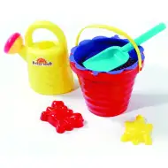 Mini sada do piesku s vlnkovitým vedierkom a krhličkou