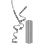 Kovový strieborný serpentín – 1 ks