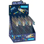 Kozmonaut alebo hráčska ceruzka s gumičkou 1 ks