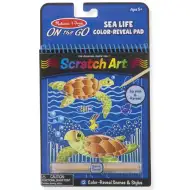 Kreatív súprava na výrobu škrabacích obrázkov s motívom morského života - Melissa &amp; Doug