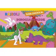 Kresli s predlohami - Omaľovánka Dinosaury