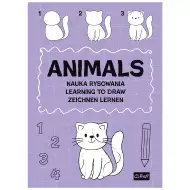 Kresli zvieratá krok za krokom - pracovný zošit - Trefl