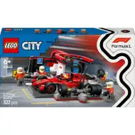 LEGO® City: F1® boxová ulička a personál s Ferrari autom (60443)