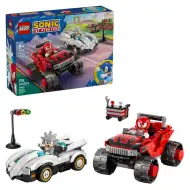 LEGO® Sonic the Hedgehog™: Strieborné auto proti Knucklesovmu monster trucku (77118)