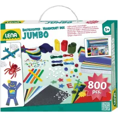 LENA: Jumbo kreatívna remeselná hracia sada, 800-dielna