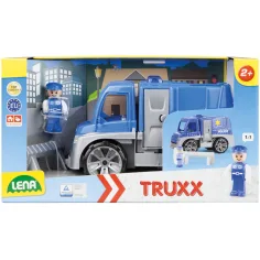 LENA: Truxx policajné auto s príslušenstvom v krabici 39 cm