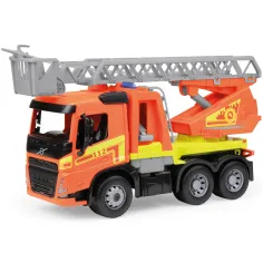 LENA: Worxx Volvo FMX hasičské auto s rebríkom v krabici 48 cm obrázok 3