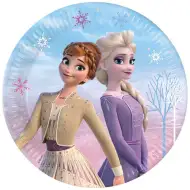 Ľadové kráľovstvo 2 Elsa a Anna papierové taniere 8 ks sada 23 cm