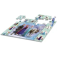 Ľadové kráľovstvo interaktívne 24-dielne podlahové puzzle - Clementoni obrázok 2