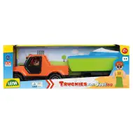 Lena: Truckies pick-up s prívesom na čln a plachetnicou v krabici 35 cm