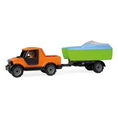 Lena: Truckies pick-up s prívesom na čln a plachetnicou v krabici 35 cm obrázok 2