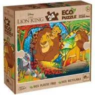 Leví kráľ 2 v 1 24-dielne Eco maxi puzzle a omaľovánka 70x50 cm – Lisciani