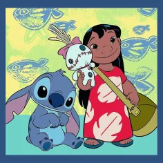 Lilo a Stitch - 3 v 1 20-36-50 ks puzzle - Trefl obrázok 2