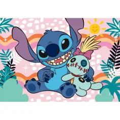 Lilo a Stitch Scrump plyšová hračka 60-dielne supercolor puzzle - Clementoni obrázok 2