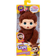 Little Live Pets: Mini Maki Chikki Cherry interaktívna hnedá opica