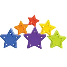 Little Stars: Farebná hviezdičková stavebnica pre bábätká obrázok 4
