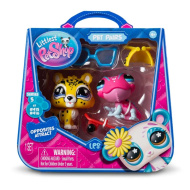 Littlest Pet Shop: Balíček dvoch figúrok S5 – chameleón a jaguár