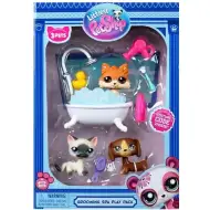 Littlest Pet Shop: Balíček s 3 figúrkami do kúpeľov