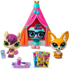 Littlest Pet Shop: Pyžamová párty — hrací set s 3 figúrkami obrázok 2
