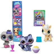 Littlest Pet Shop: sova, mýval, poník – 3-dielna sada figúrok, 4. séria