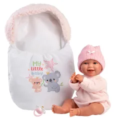 Llorens: Chloe 38 cm plačúca bábika so spacím vakom