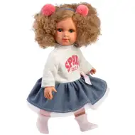 Llorens: Elena 35 cm bábika s kučeravými vlasmi v sukni