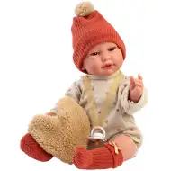 Llorens: Plačúca bábika Luis 45 cm so srdcovým vankúšom