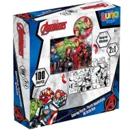 Luna: Avengers 2 v 1, 100-dielna omaľovanka puzzle