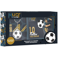 Luna: Darčekový set Must Team – futbalová peňaženka s kľúčenkou