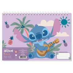 Luna: Disney Lilo & Stitch skicár A4, 30 listov