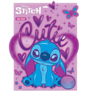 Luna: Disney Stitch Art Set maľovanka s 6 fixkami a nálepkami