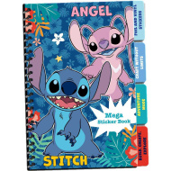 Luna: Disney Stitch Mega zošit s nálepkami