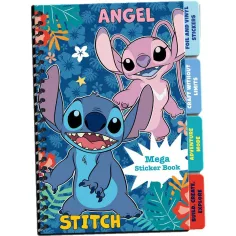 Luna: Disney Stitch Mega zošit s nálepkami