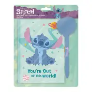 Luna: Disney Stitch Tajný denník so zámkom a perom s brmbolcom 12x18 cm, 60 strán