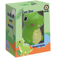 Luna: Kazura pokladnička v tvare dinosaura 13x12x20 cm
