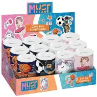 Luna: Kovová dóza s detským vzorom pre chlapcov alebo dievčatá, 10x15 cm, viacero variantov, 1 ks