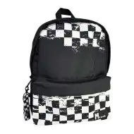 Luna: Must Team Chessboard zaoblený školský batoh, ruksak 32x17x42 cm