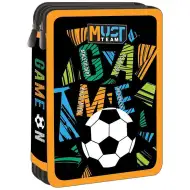 Luna: Must Team Game dvojposchodové plnené puzdro na perá s futbalovou loptou