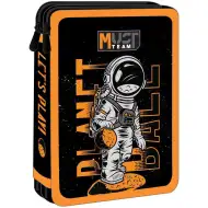 Luna: Must Team Kozmonaut čierno-oranžový 2-poschodový plnený peračník