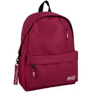 Luna: Must Team Monochrome bordová školská taška, batoh 32x17x42 cm