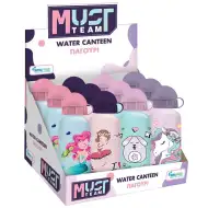 Luna: Must Team dievčenská hliníková fľaša na vodu, rôzne varianty, 500 ml, 1 ks