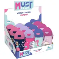 Luna: Must Team fľaša s dievčenským motívom, rôzne prevedenia, 500 ml, 1 ks