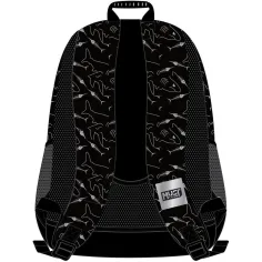 Luna: Must Team školská taška so zaoblením s motívom žraloka, 3-komorový ruksak 32x18x43 cm obrázok 2