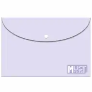 Luna: Pastelovo fialová plastová zložka na dokumenty vo formáte A4