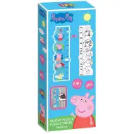 Luna: Peppa Pig vymaľovateľný meter na stenu, maxi puzzle 25 ks