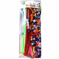 Luna: Remeselná sada s pompónmi, čenichmi a očami, 450-dielna sada